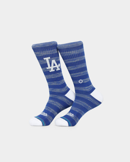 Stance X Los Angeles Dodgers Twist Crew Socks 2 Pack White