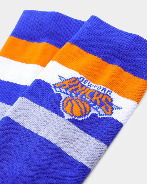 Stance New York Knicks Stripe Crew Socks Navy