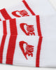 Nike Nike Sportswear Everyday Essential Crew Socks 3 Pack White/Red