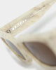 PYRA Aoraki Sunglasses Cream Marble/Brown Lens