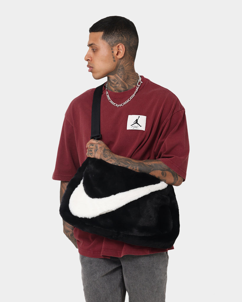 fluffy nike purse