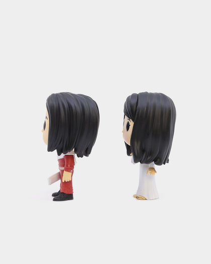 POP! Vinyl The White Stripes 2 Pack: Jack White & Meg White Figures Multi-Coloured