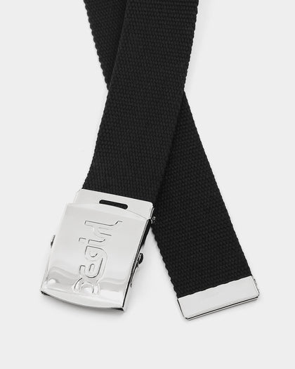 X-Girl Mills Logo Web Belt Black