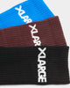 X-Large Unisex 91 Text Sock 3 Pack Multi-Coloured