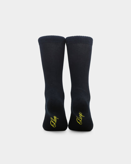 X-Large Unisex Club Sock 3 Pack Multi-Coloured