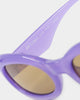 Le Specs Outta Trash Sunglasses Purple