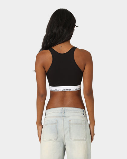 Calvin Klein Women's Modern Cotton Line Extensions Bralette Black