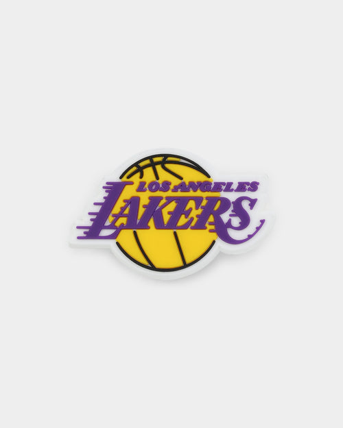 Crocs Los Angeles Lakers Logo Jibbitz Charm Original Team Colours