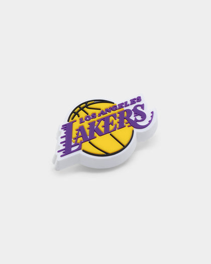 Crocs Los Angeles Lakers Logo Jibbitz Charm Original Team Colours