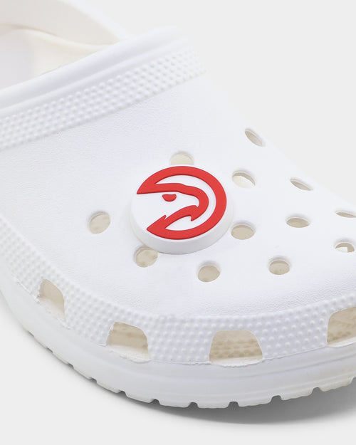 Crocs Atlanta Hawks Logo Jibbitz Charm Original Team Colours