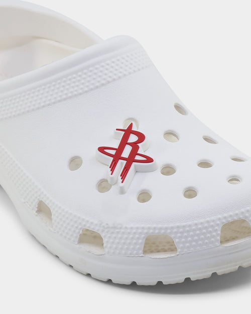 Crocs Houston Rockets Logo Jibbitz Charm Original Team Colours