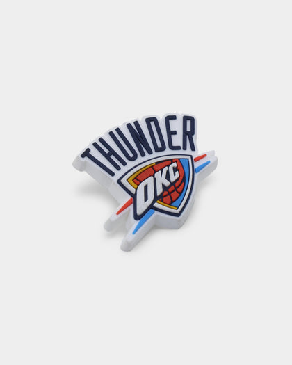 Crocs Oklahoma Thunder Logo Jibbitz Charm Original Team Colours