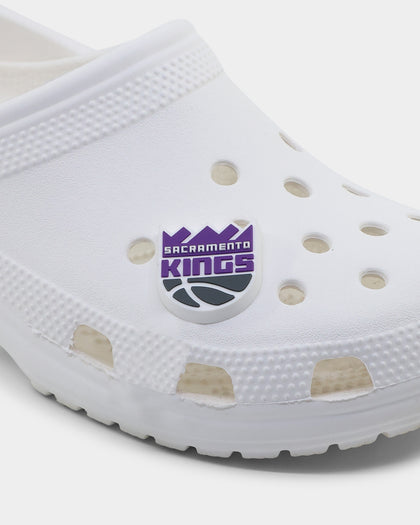 Crocs Sacramento Kings Logo Jibbitz Charm Original Team Colours
