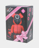 Medicom Toy Be@rbrick X Squid Games Circle Guard 100% & 400% Figure Set Red/Black