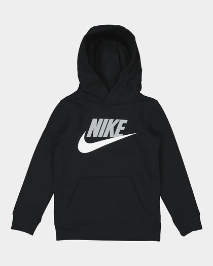 Nike Kids' Club HBR Pullover Hoodie Black