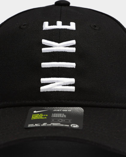 Nike Kid's Wordmark Cap Black