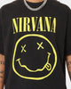 Nirvana Smiley Vintage Tee Washed Black