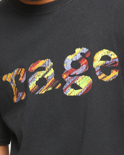 RAGE Men's Rage Vintage T-Shirt Black Wash