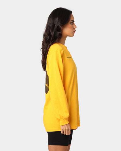 4HUNNID Roll The Dice Long Sleeve T-Shirt Mustard