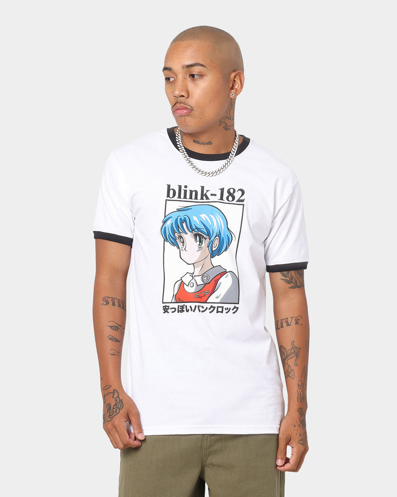 Blink 182 Anime Ringer T-Shirt - Listentee