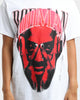 Rodman Brand Barbwire Pink Vintage T-Shirt White
