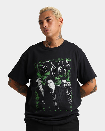 Green Day Green Lean T-Shirt Black