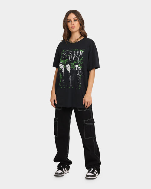 Green Day Green Lean T-Shirt Black