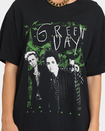 Green Day Green Lean T-Shirt Black