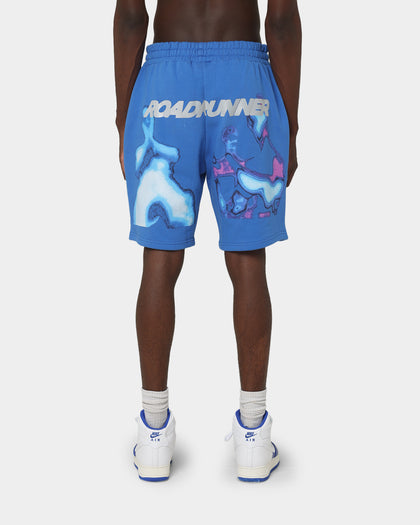 Brockhampton Alien French Terry Shorts Royal Blue