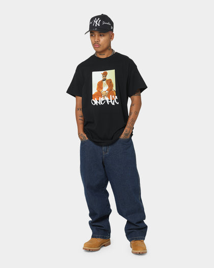 Nas One Mic T-Shirt Black