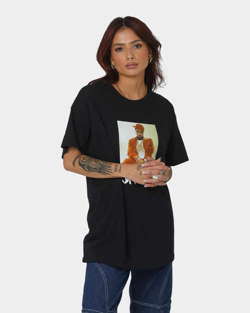 Nas One Mic T-Shirt Black