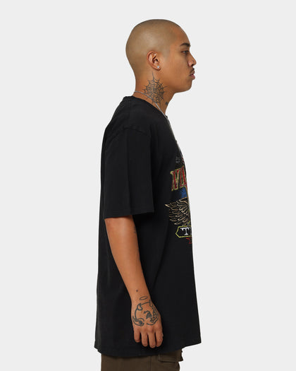 Willie Nelson Texas Eagles Vintage T-Shirt Washed Black