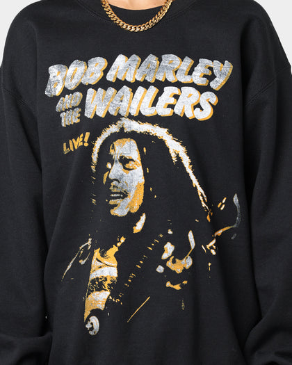 Bob Marley The Wailers Live Crewneck Black