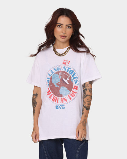 The Rolling Stones 1975 Americas Tour T-Shirt White