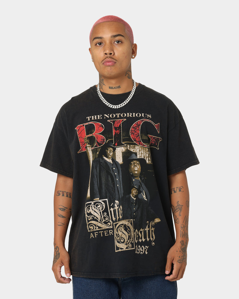 Notorious B.I.G Biggie Cover Shots Vintage T-Shirt Black | Culture Kings
