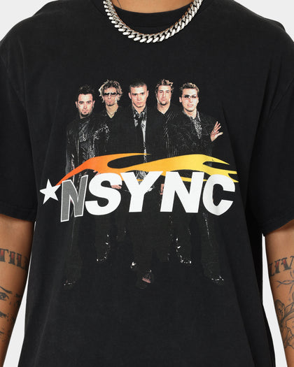 NSYNC Celebrity Photo T-Shirt Washed Black