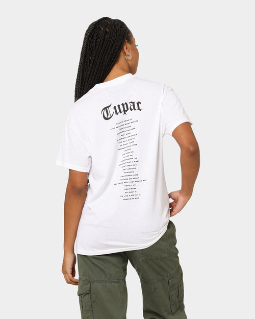 TUPAC Keep Ya Head Up T-Shirt White
