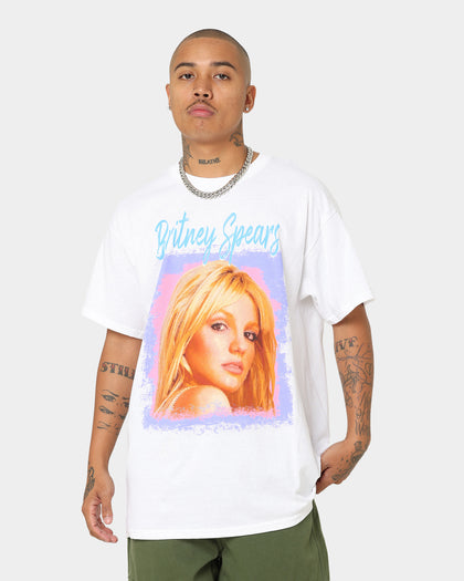 Britney Spears 80s Pastel T-Shirt White