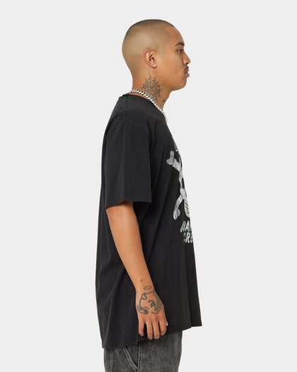 INXS Abandon Crewneck T-Shirt Washed Black