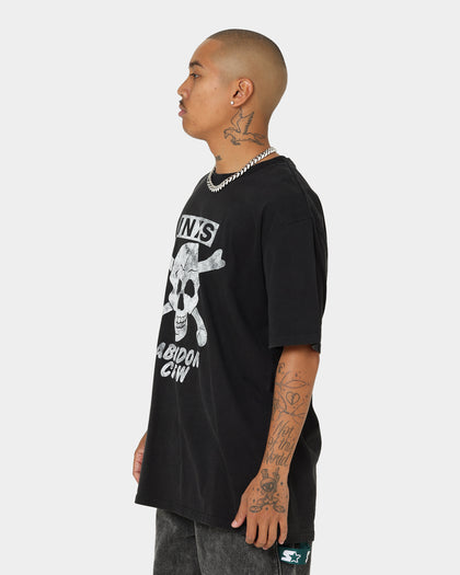 INXS Abandon Crewneck T-Shirt Washed Black