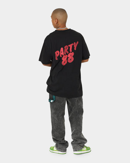 INXS Abandon Crewneck T-Shirt Washed Black