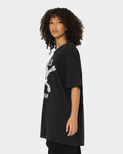 INXS Abandon Crewneck T-Shirt Washed Black