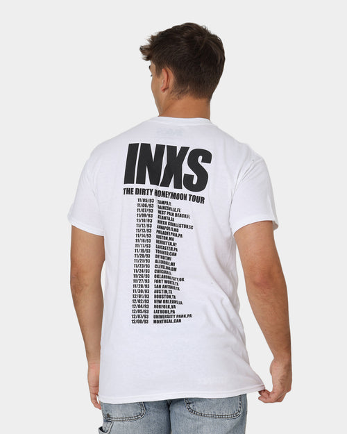 INXS The Dirty Honeymoon Tour T-Shirt White