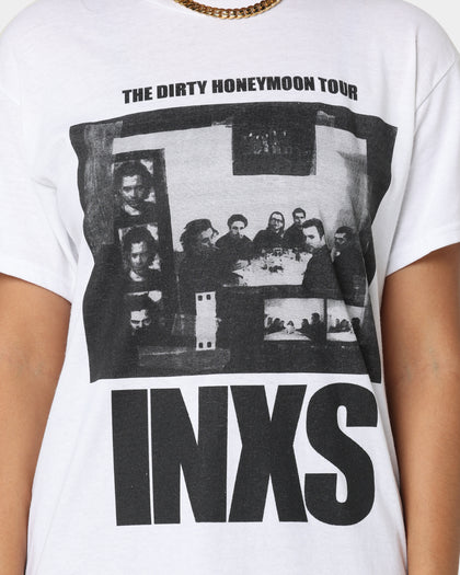 INXS The Dirty Honeymoon Tour T-Shirt White