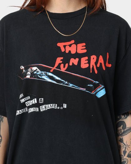 YUNGBLUD Universal Music X YUNGBLUD The Funeral Vintage T-Shirt Washed Black