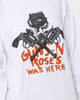 Guns n Roses Pistol Track Long Sleeve T-Shirt White