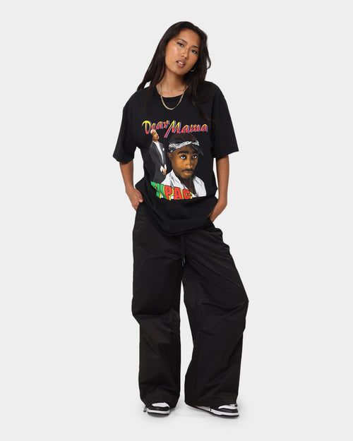 Tupac Dear Mama '90s Homage T-Shirt Washed Black