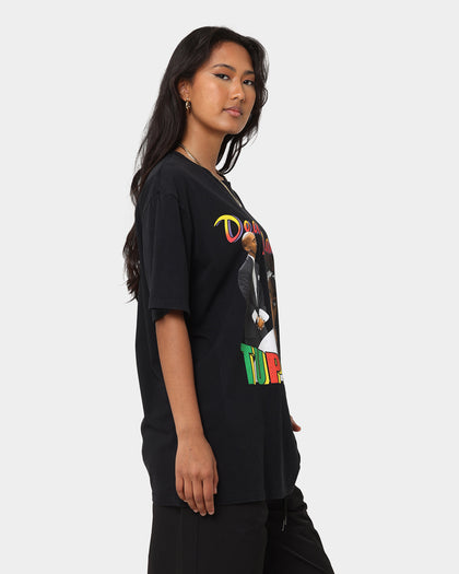 Tupac Dear Mama '90s Homage T-Shirt Washed Black