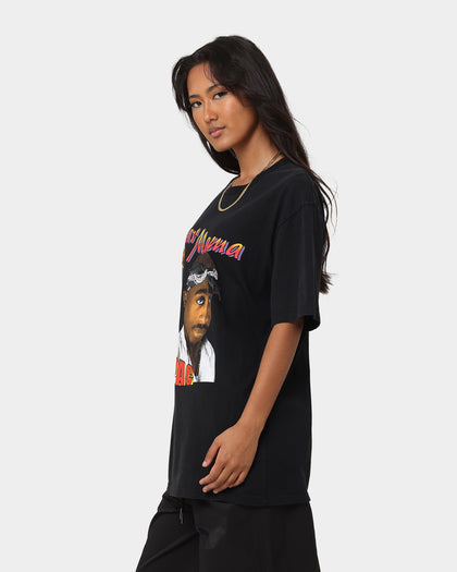 Tupac Dear Mama '90s Homage T-Shirt Washed Black
