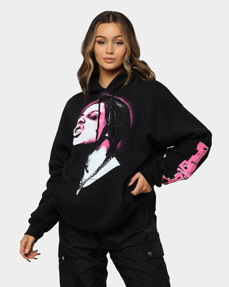 YUNGBLUD Icons Face Hoodie Black